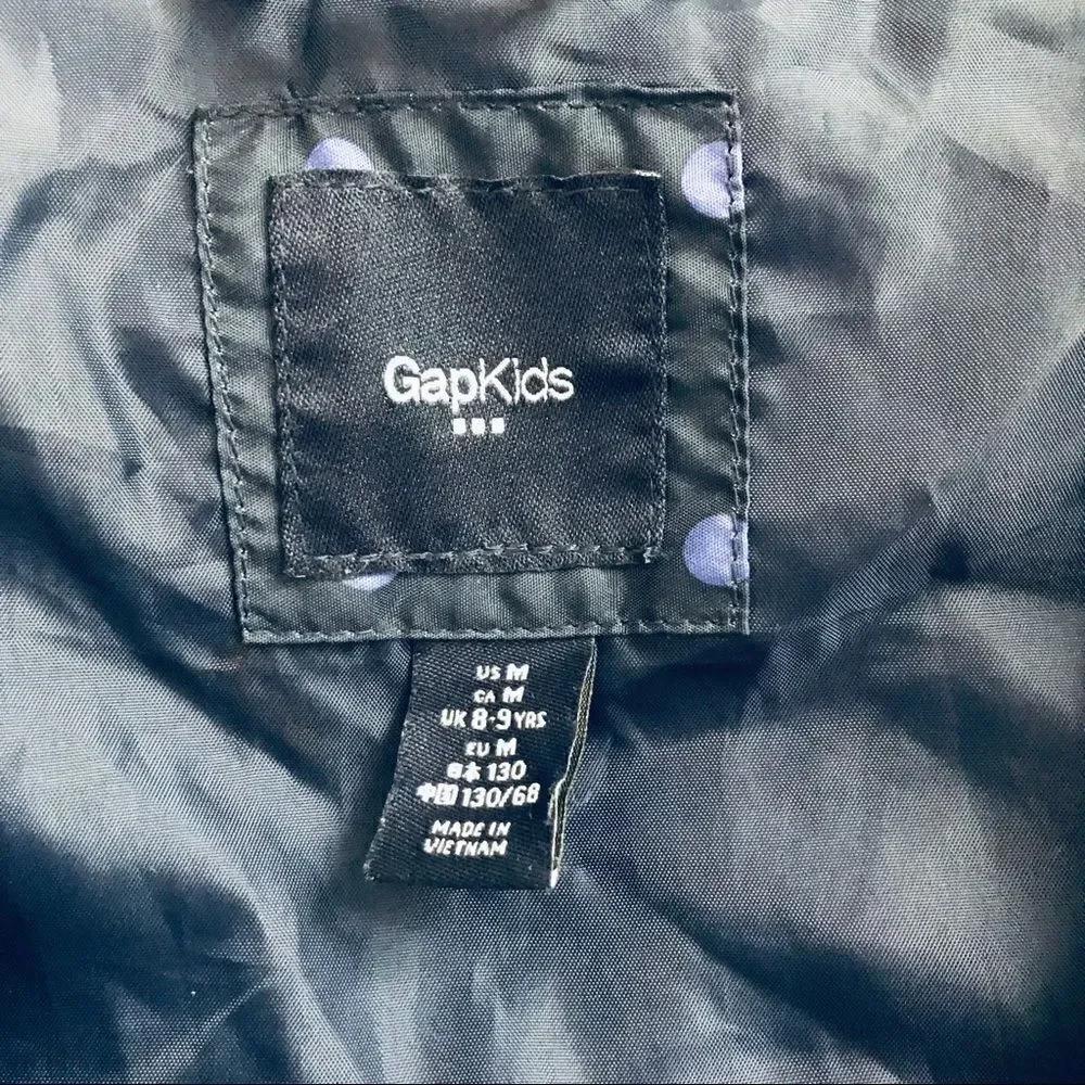 GapKids polkadot cropped lightweight windbreaker M‎